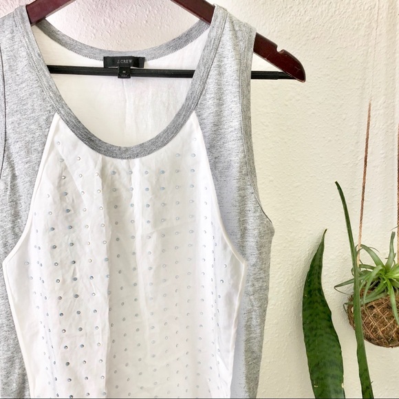 J Crew iridescent dot tank NWOT - Picture 1 of 8